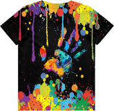 Teens Boys Girls Shirts 3D Print Colorful Design Graphic Tee Shirt with Short Sleeve for Kids 6-16 Years